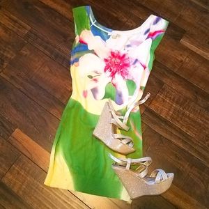 F21 Flower Mini Dress